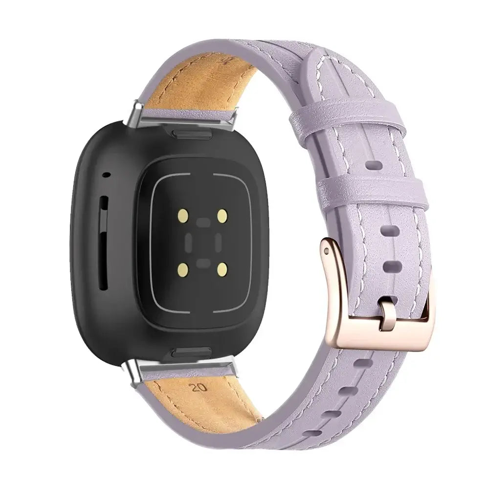 Fitbit Versa & Sense Leather Band - Premium Comfort - SJB-DIAMOND ELITES