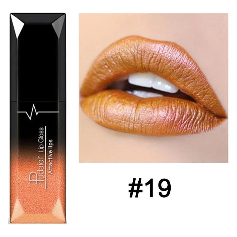 Waterproof Nude Matte Velvet Glossy Lip Gloss Lipstick Lip Balm Sexy Red Lip Tint 21 Colors Women Fashion Makeup Christmas Gifts Lootquake LLC