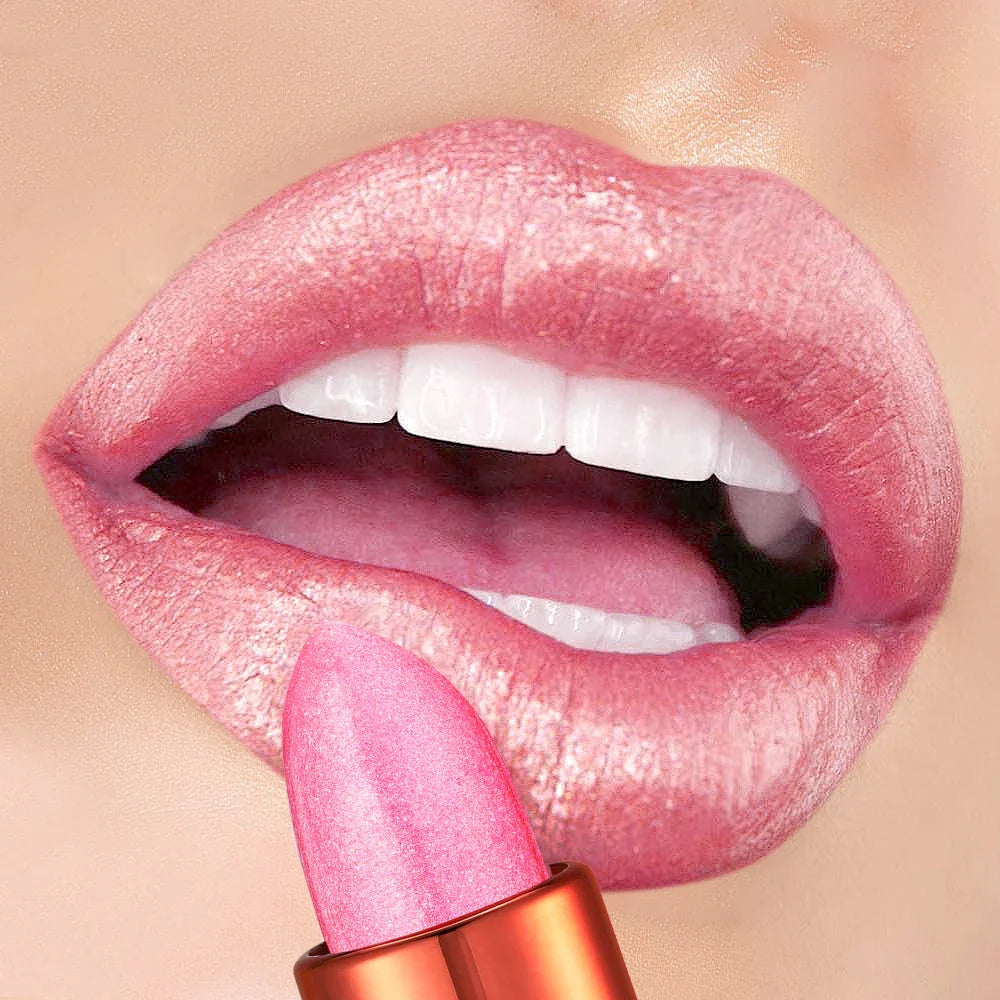 Rose smoke powder, bright starry sky, glossy velvet texture, durable, make your lips shiny, waterproof, anti-fouling. Lootquake LLC