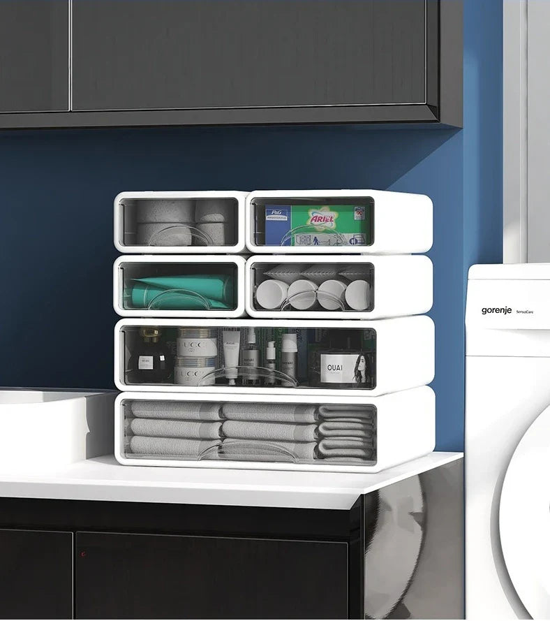 Storage Drawers Desk Organizer Box Desk Stationery Drawer Storage Toiletries Organizer Box Clutter Desk Shelving Home Storage Lootquake LLC