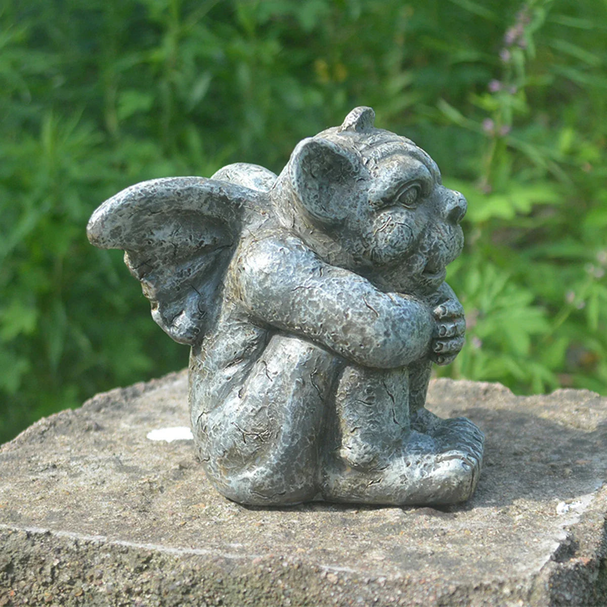 Gargoyle Gothic Decor Statue, Gargoyle Garden Guardian Sculpture, Medieval Gargoyle Mantel Office Bedroom Garden Decoration Lootquake LLC
