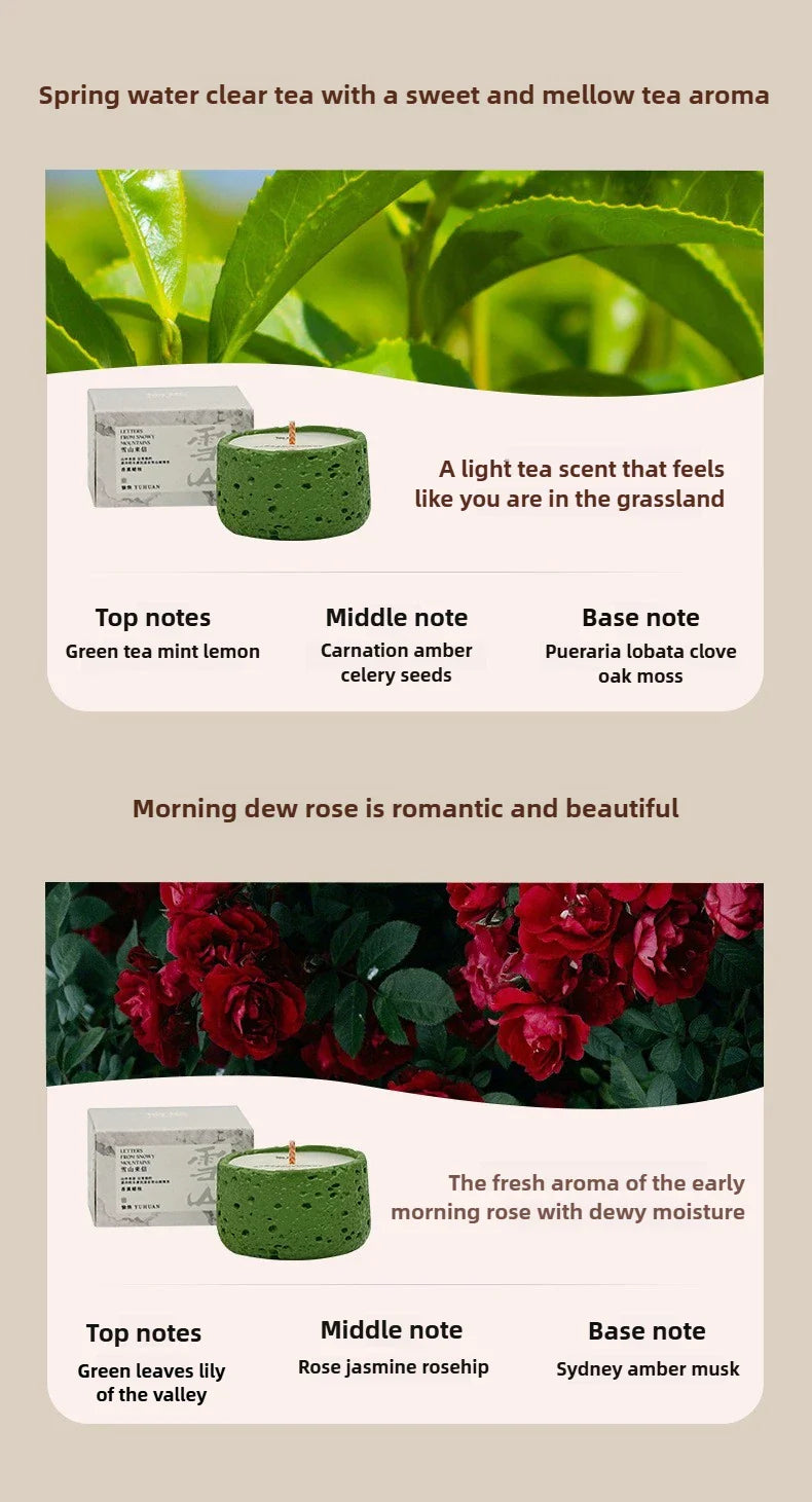 Premium Aromatherapy Scented Candles - Handmade Soy Wax Candles for Relaxation and Home Decor - Long-Lasting Fragrance ﻿ Lootquake LLC