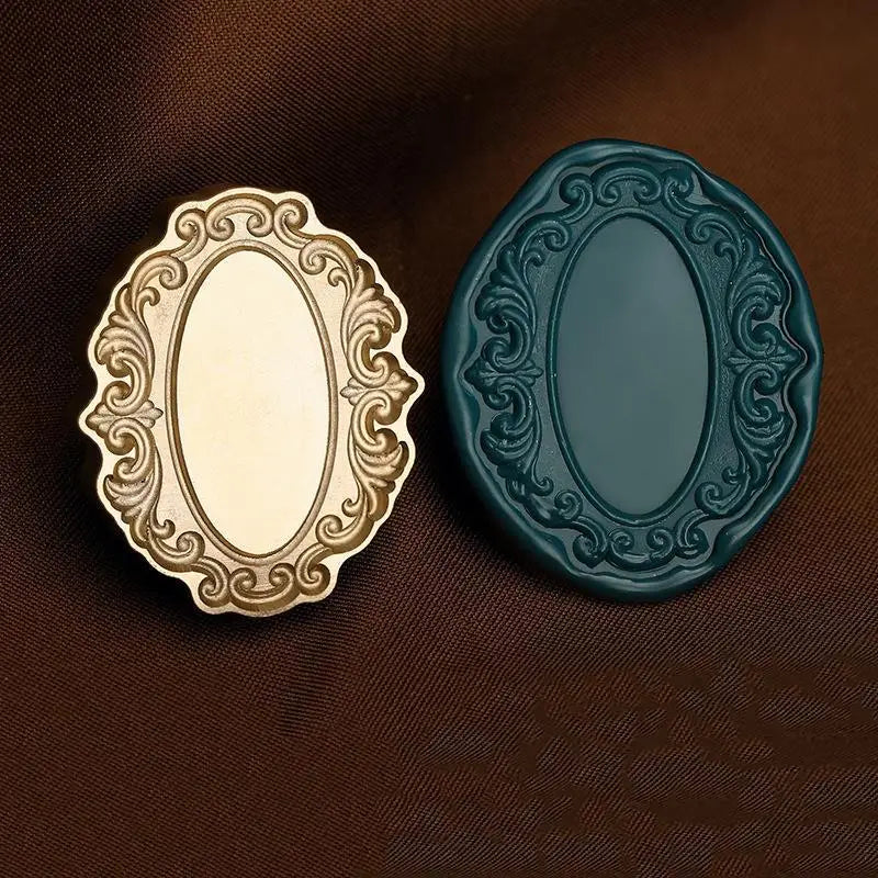 Photo Frame Series Sealing Wax Stamp Head Fire Paint Seal Wax Stamp Heads For DIY Scrapbooking Envelope Wedding Party Invitation Lootquake LLC