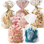 50Pcs Plume Plastic Bag Easter Birthday Party Candy And Sweets Gift Bags Natal Present Anniversaire Gift Wrapping Lootquake LLC