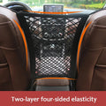 Car Storage Net Bag Between Seats Car Divider Pet Barrier Stretchable Elastic Mesh Bag Organizer Auto Accessories Lootquake LLC