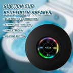 Waterproof Bluetooth Speaker with LED Lights Portable Wireless Shower Speaker with Suction Cup for Bathroom Outdoor Travel Lootquake LLC