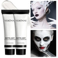 White Liquid Foundation - Full Coverage, Oil Control & Long Lasting, for Stage Makeup, Halloween, Cosplay Makeup (37ml) Lootquake LLC