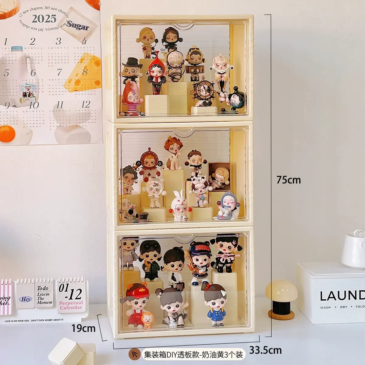 Labubu Display Box Cabinet Box Dustproof And Moisture-Proof Blind Box Toy Doll Display Stand Transparent Acrylic Storage Box Lootquake LLC