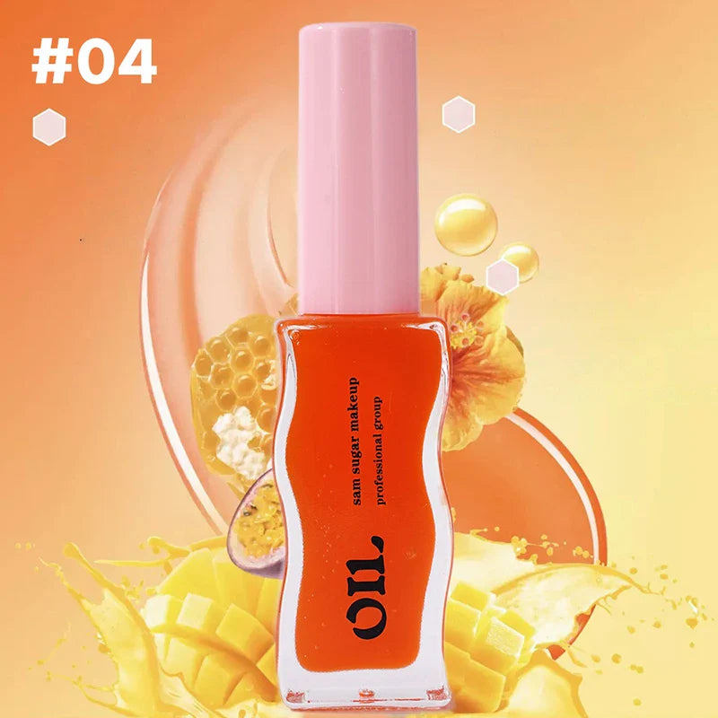 Water Light Honey Essence Lip Oil Long Lasting Moisturizing Fruity Shimmer Jelly Reduce Lip Lines Liquid Lipstick Gloss Makeup Lootquake LLC