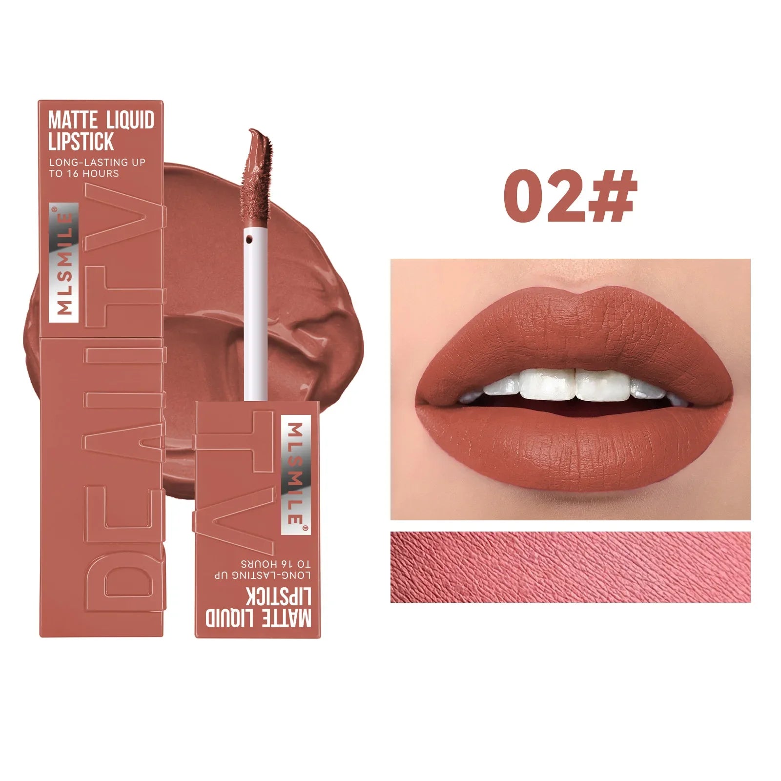 Matte Liquid Lipstick 6 Colors Long Lasting Lip Ink Lip Tint Non-stick Cup Nude Lip Gloss Waterproof Cosmetics Make Up