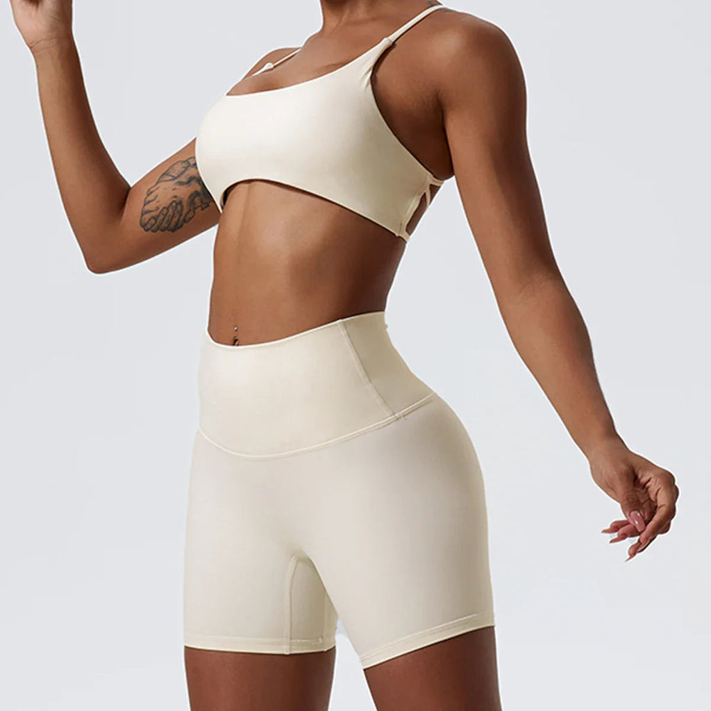 Ultra Comfort High-Waist Yoga Shorts THRIXINE