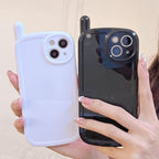 Cute Classic Retro Phone Style Case For iPhone 13 12 11 Pro Max X XR XS 7 8 Plus Shockproof Soft Silicone Cover Ultra Light Solid Color Back Cover Comfortable Grip Unique Design Phone Case