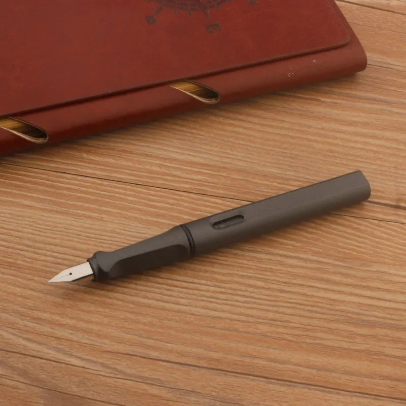 1pc Plastic Matte Black 860 Fountain Pen EF Nib Frosted Green Stationery School Office Supplies Ink Pens Lootquake LLC