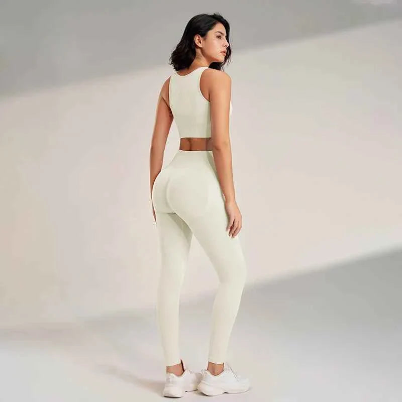 Women's High Waisted Leggings and Top THRIXINE