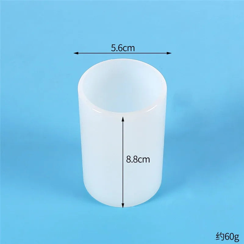 3D Cylinder Shape Candle Silicone Mold DIY Cented Candle Soap Mould Craft Gift Making Plaster Resin Wax Homemade Decoration Lootquake LLC