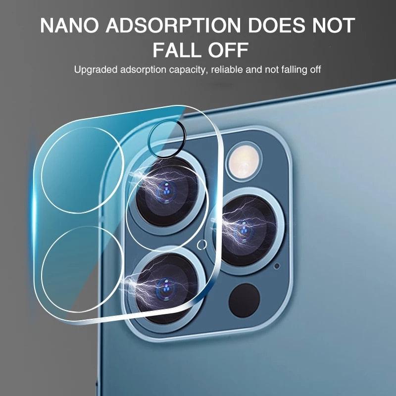 3D Camera Glass Protectors for iPhone 13 14 Pro Max 12 Mini XR HD Back Lens Protective Glass Film on iPhone 11 12 PRO MAX X XS Stevvex