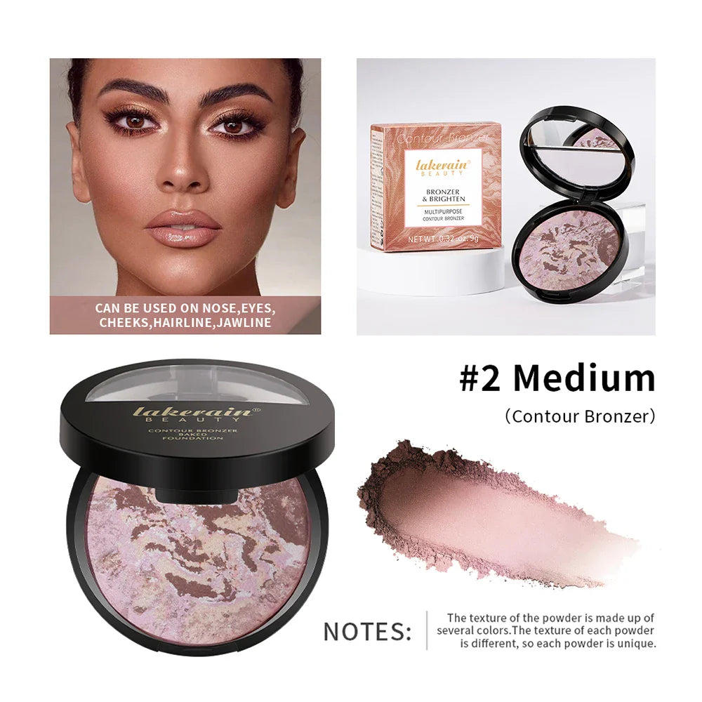 Matte Loose Powder Waterproof Oil-control Matte Full Coverage Face Makeup Makeup Setting Loose Powder Baked Powder Foundation Lootquake LLC