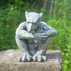 Gargoyle Gothic Decor Statue, Gargoyle Garden Guardian Sculpture, Medieval Gargoyle Mantel Office Bedroom Garden Decoration Lootquake LLC
