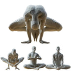Meditation Statue Abstract Indoor Zen Meditation Sculpture Mindfulness Display Ornament For Studio Serenity Balcony Sanctuary