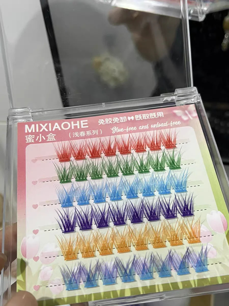 17cm Labubu V1v2 Eye Makeup Color False Eyelash Customization Gorgeous And Exquisite Eye Makeup Stickers Eyelash Stickers Lootquake LLC