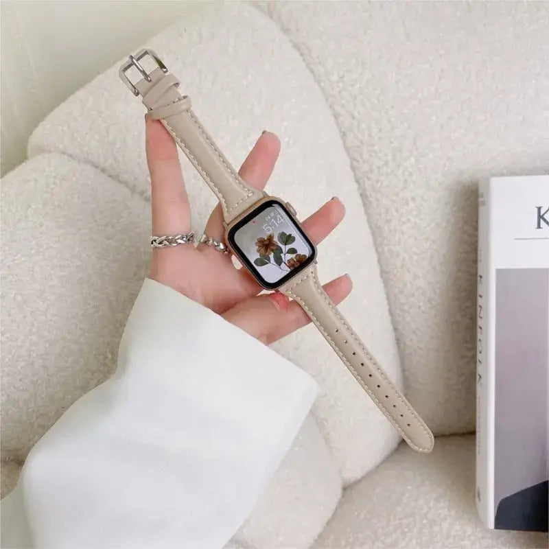 Apple Watch Leather Strap - Premium Quality, Stylish Design - SJB-DIAMOND ELITES