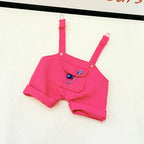 Labubu Doll Clothes Police Set Summer T-shirt Labubu I II Idol Dolls 15/17cm Clothes Sitting Party Accessories DIY Gifts Lootquake LLC