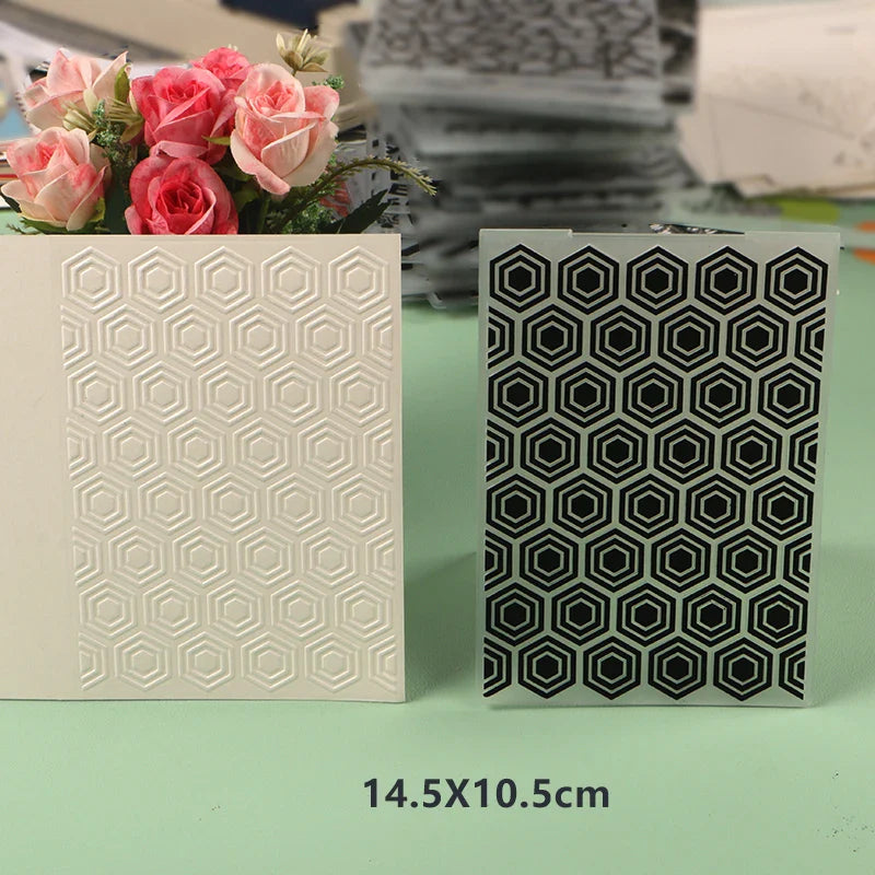 DUOFEN Crafts plastic embossing folder collection 2 paper embossing flower mold Christmas Birthday Easter day wedding Lootquake LLC