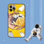 Cat Cute Art Phone Case For Iphone 8 7 6 6s Plus X Se 2020 Xr Xs 14 11 12 13 Mini Pro Max Mobile Case  Transparent Soft Protective Clear Case Compatible For Iphone Stevvex