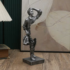 Traveler Sculpture - Abstract Resin Decor for Home & Office, Versatile Indoor/Outdoor Accent Piece Lootquake LLC
