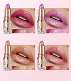 Fine Glitter lipstick, Quicksand Gold Lipstick, Moisturizing Silky Mermaid Girl Pink, Long-Lasting Waterproof Grapefruit Orange Lootquake LLC