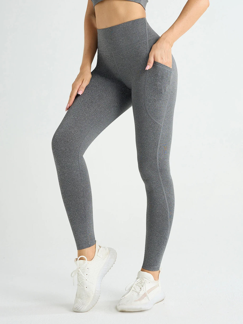 High Waist Women's Yoga Leggings with Pockets THRIXINE