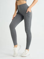 High Waist Women's Yoga Leggings with Pockets THRIXINE