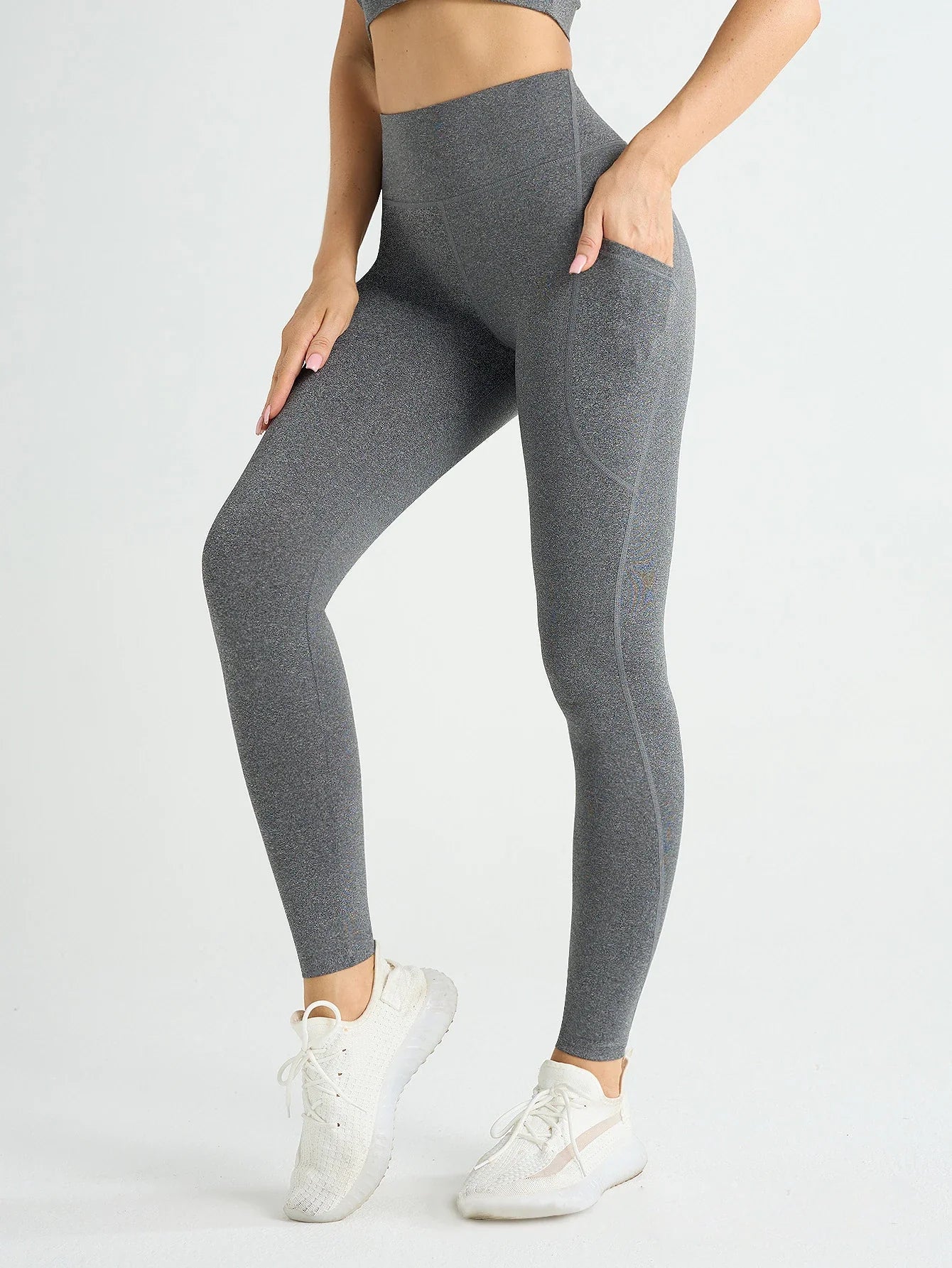 High Waist Women's Yoga Leggings with Pockets THRIXINE