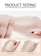 CHARMACY Foundation Makeup Base Liquid Concealer Professional Makeup Long Lasting Oil Control Matte Liquid Foundation Cosmetics