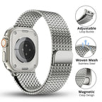 Apple Watch Stainless Steel Milanese Loop Band - Magnetic Clasp