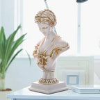 Goddess Bust Statue Classical De Milo Tabletop Decor Gift Greek Roman Mythology Art Replica Resin Venus Sculpture Home Office Lootquake LLC