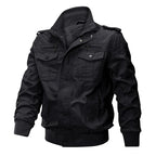 New Workwear Pilot Spring Autumn Coats Men's Jackets Military Tactical Multi Pocket Tops Men's Clothing
