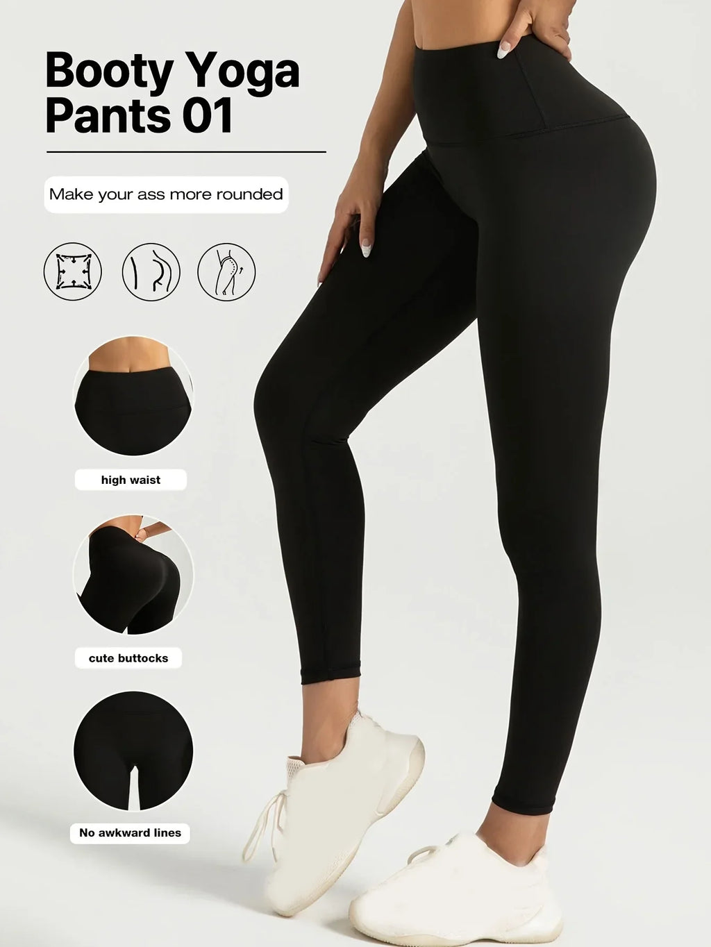 ElevateFit High-Waist Shaping Yoga Leggings - SJB-DIAMOND ELITES