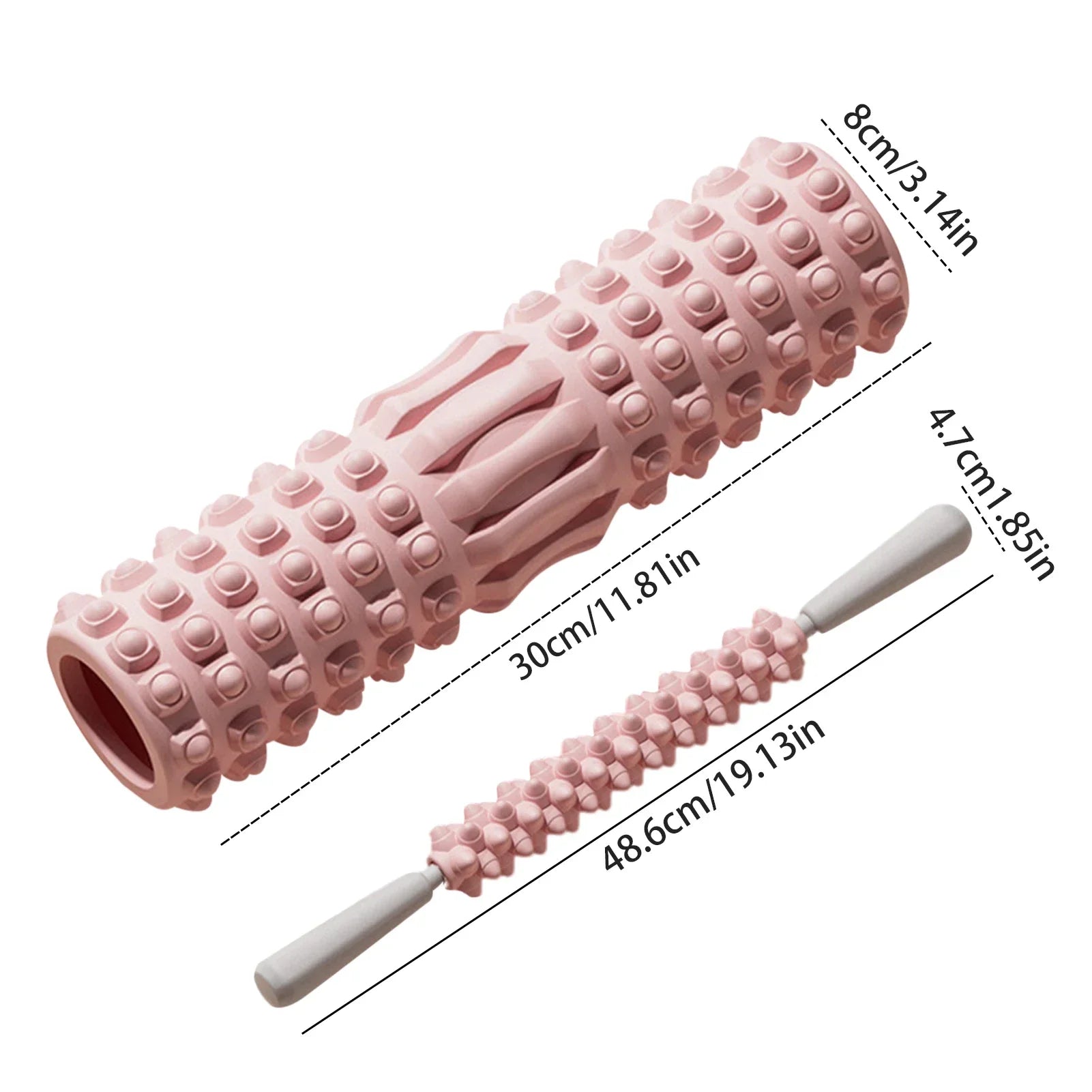MuscleFlex Foam Roller: Stretch, Recover, Carry THRIXINE