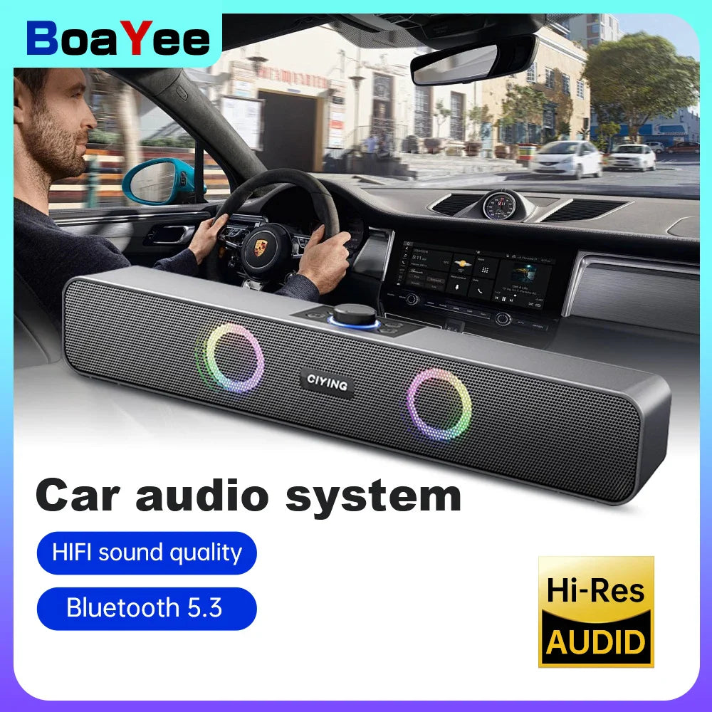 Bluetooth Speaker HD Sound Portable Playback AUX TF Card and USB LED Light Speaker Bluetooth 5.3 Wireless Loud Speaker amplified Lootquake LLC