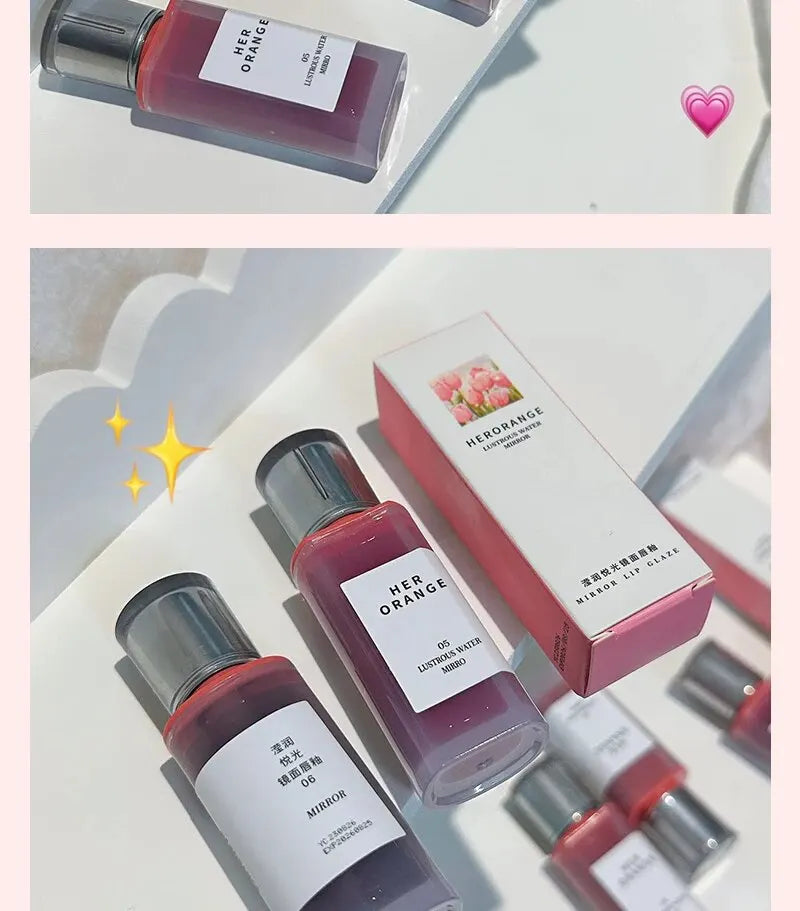 HERORANGEYingrun YueguangLip Gloss Non-stick Cup Lipstick Long-lasting Waterproof Lipstick Matte Lip Glaze Affordable Lipstick Lootquake LLC