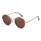 Steampunk Round Polarized Sunglasses With Prescription Women Men UV400 Anti-glare Myopia Sun Glasses Power 0 -0.5 -0.75 To -6.0