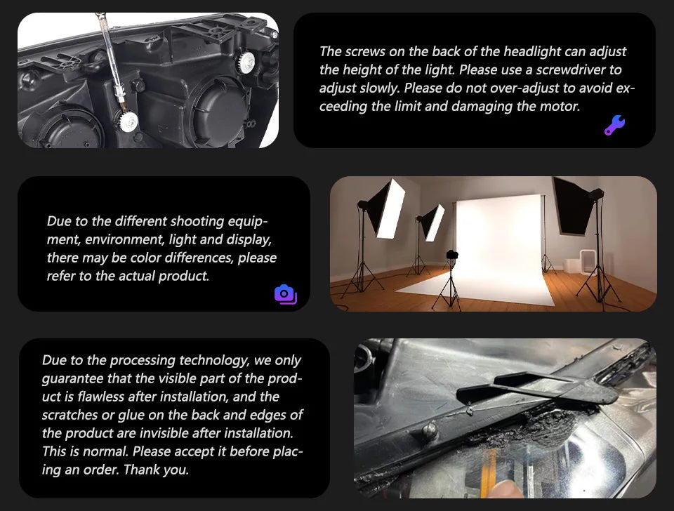 AKD Car Lights for Benz Sprinter Headlight Projector Lens Maybach Style Head Lamp DRL Automotive Accessories Lootquake LLC