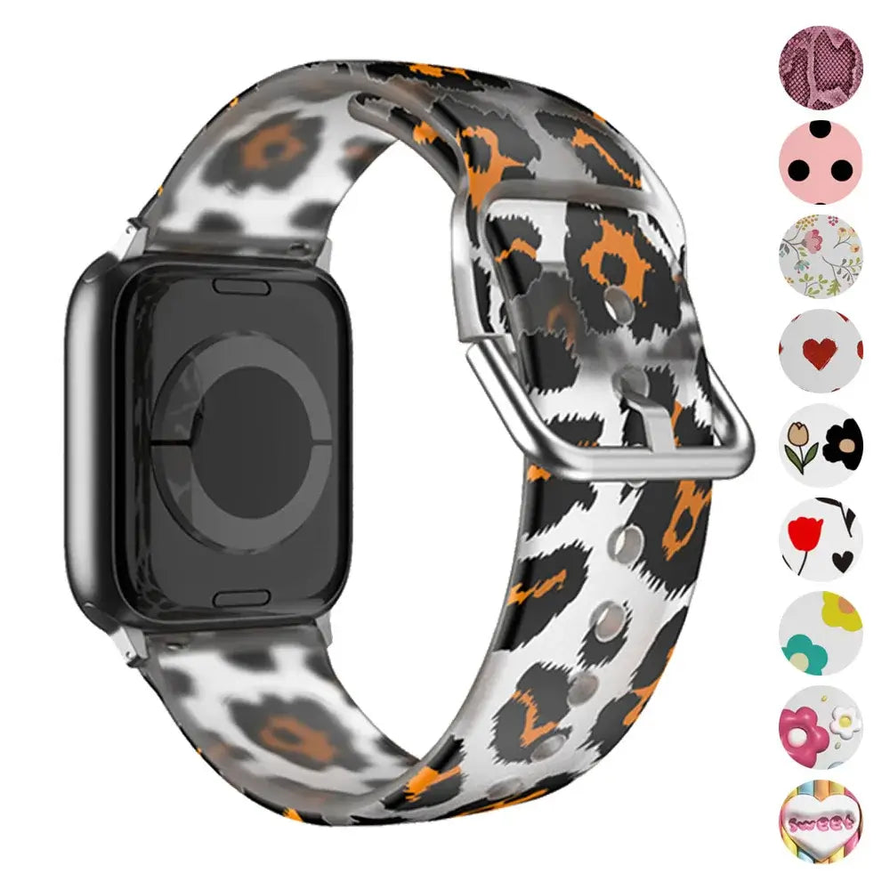 Apple Watch Silicone Strap - Colorful Floral Pattern Band BandsCo Straps