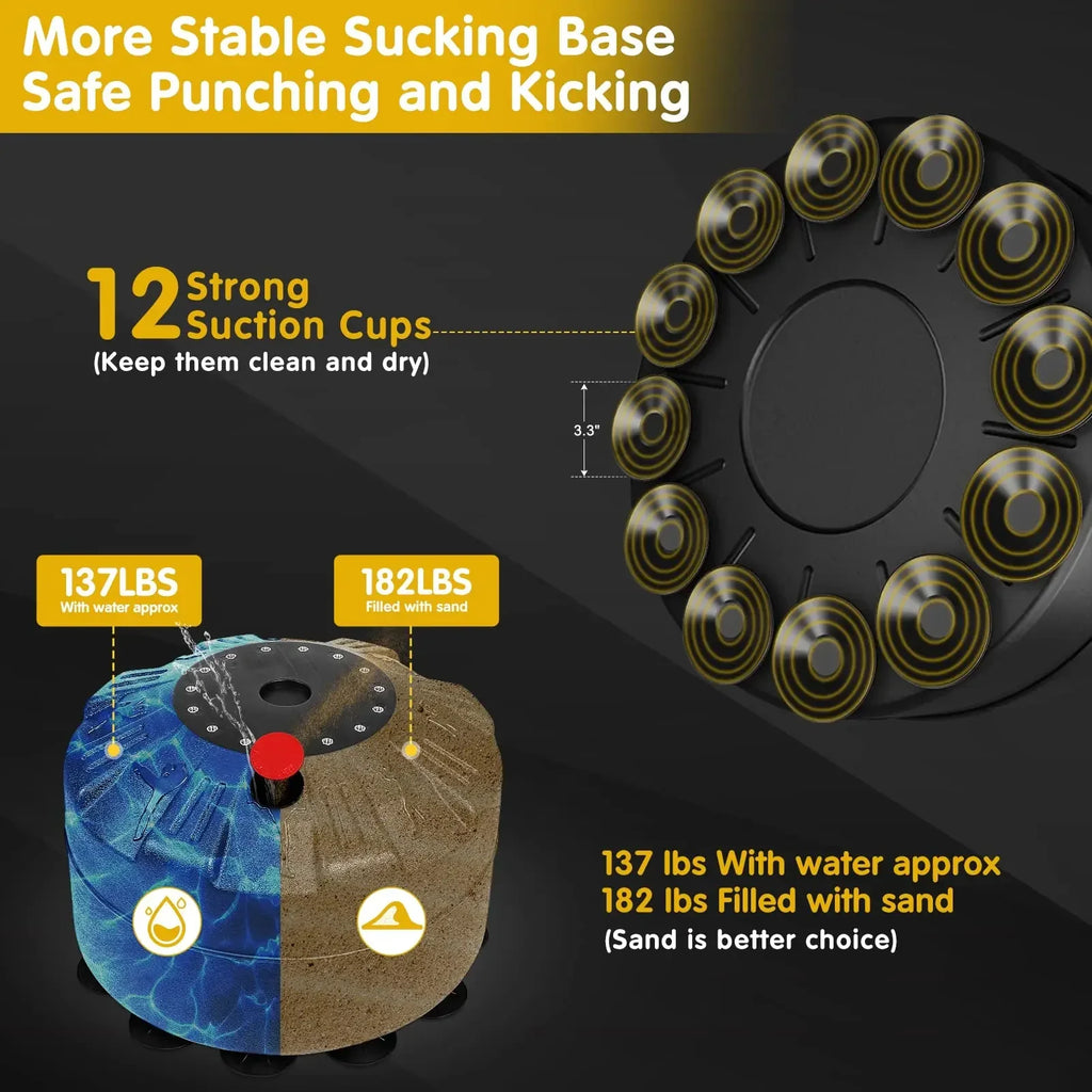 HomeBoxing Pro: Suction Stand & Gloves Set - SJB-DIAMOND ELITES