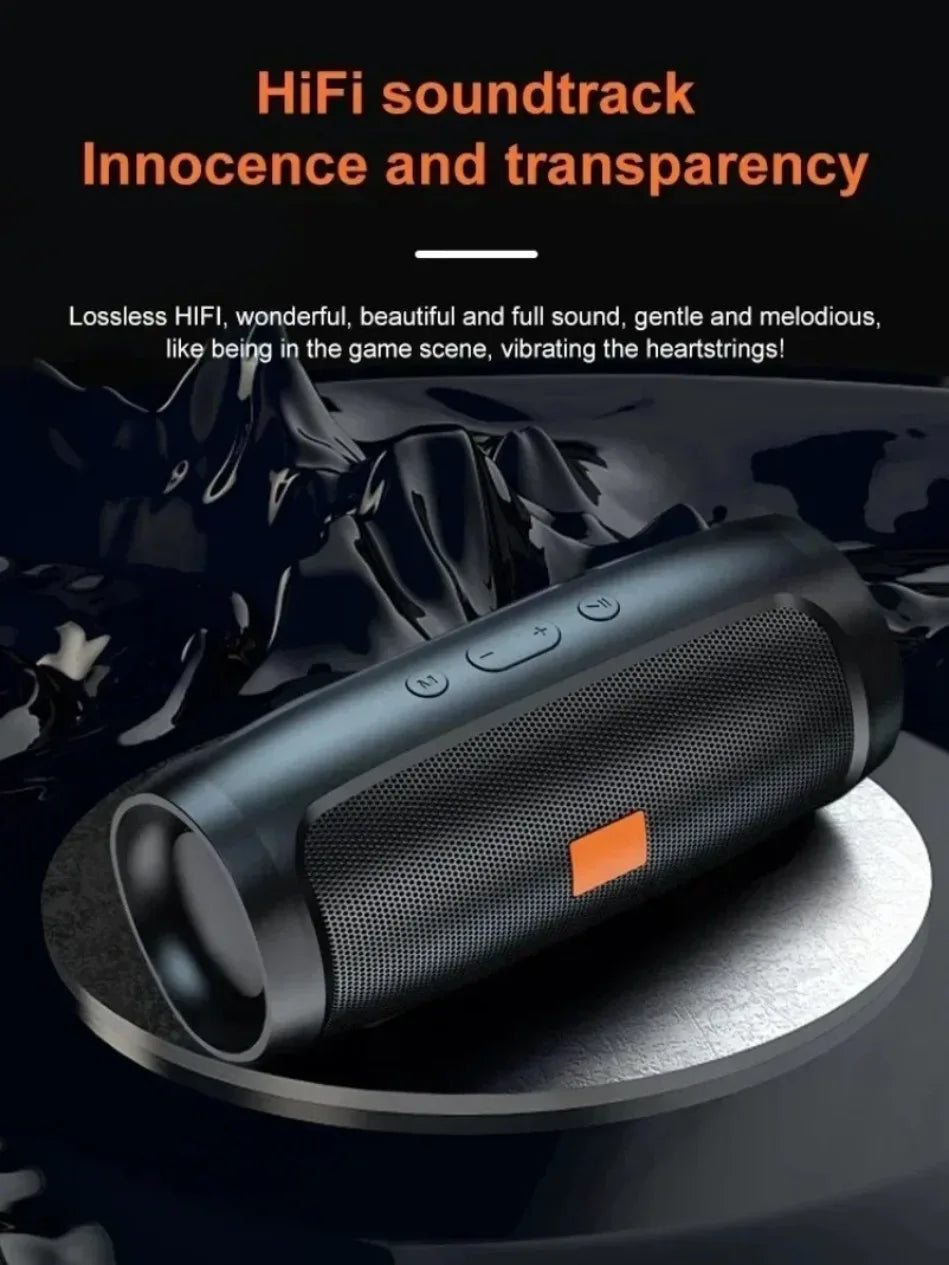 Dushoo Bluetooth Speaker Fm Voice Broadcasting Portable Subwoofer Wireless Speaker Dual Speaker Stereo Outdoor Tfusb Playback Lootquake LLC