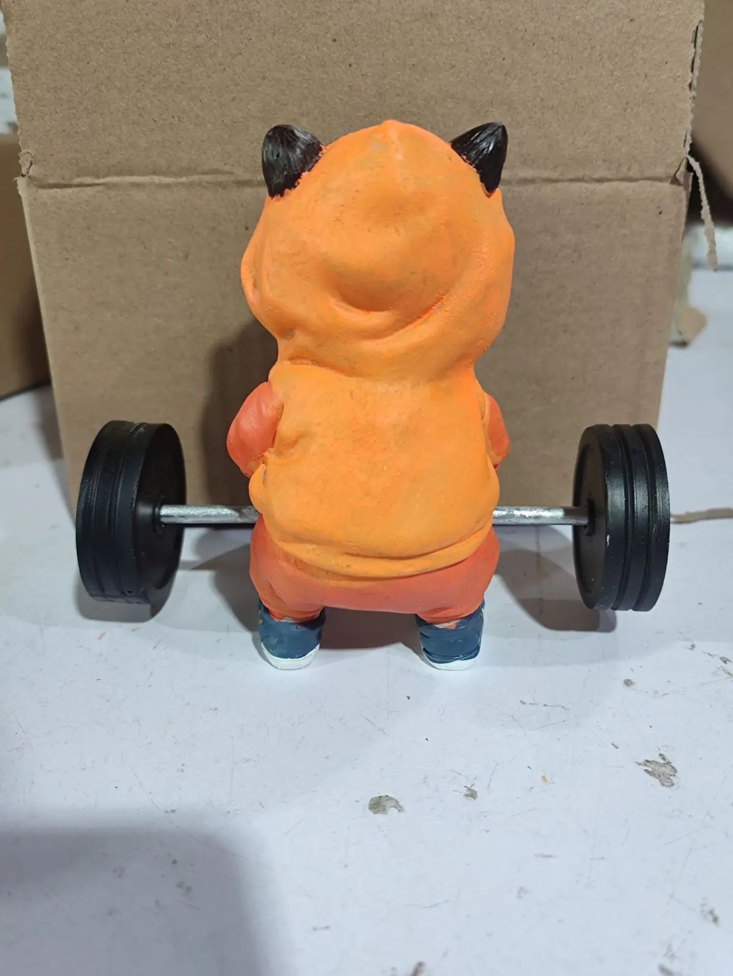Cute Fitness Cat Sculpture. Cute Fitness Cat Sculpture Home Decor  Desk Decor Lootquake LLC