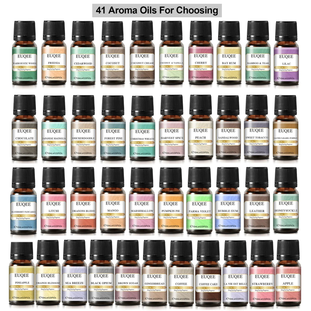 EUQEE 10ml Woody Fruit Fragrance Oil For Humidifier DIY Soap Candle Making Cedarwood Forest Pine Pumpkin Pie Coconut Pineapple Lootquake LLC