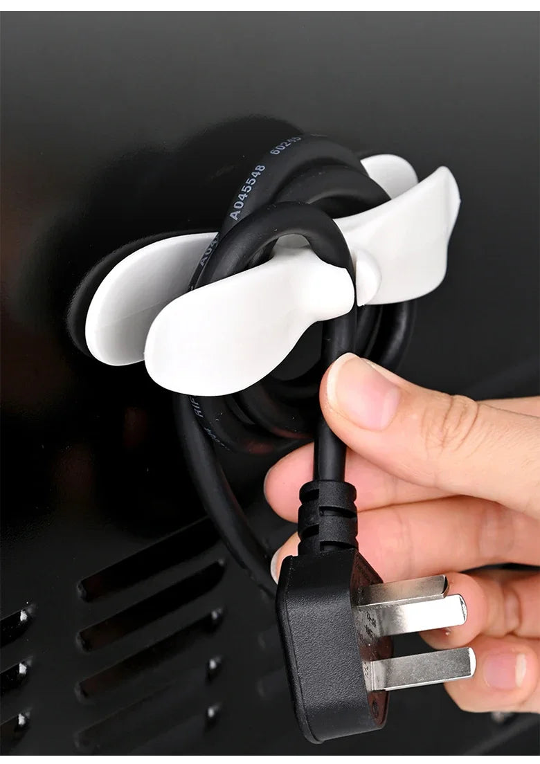 Kitchen storage wire winder, household traceless plug fixed power cord organizer, wire and cable management, home storage tools Lootquake LLC