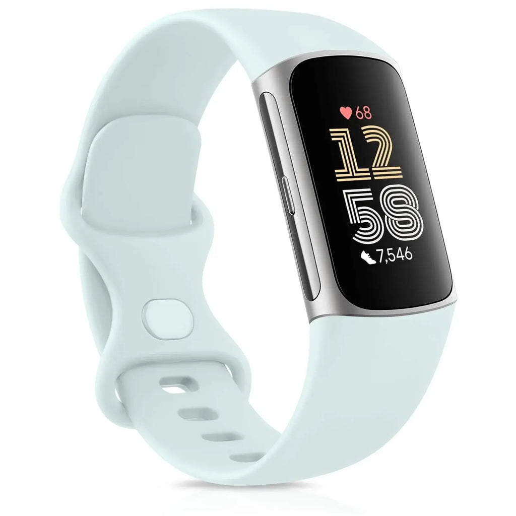 Fitbit Charge 5 6 Silicone Band - Comfortable Stylish Design - SJB-DIAMOND ELITES